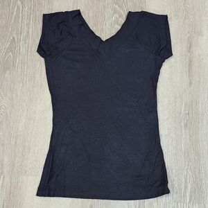 BDG Urban Outfitters Black Coquette Short Sleeve Top NWOT